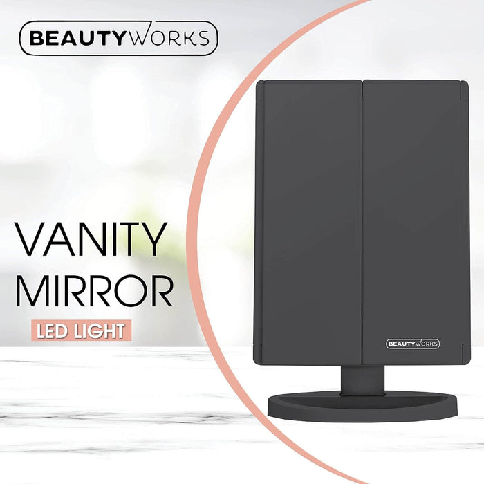Espejo de Maquillaje LED Beautyworks con Aumento