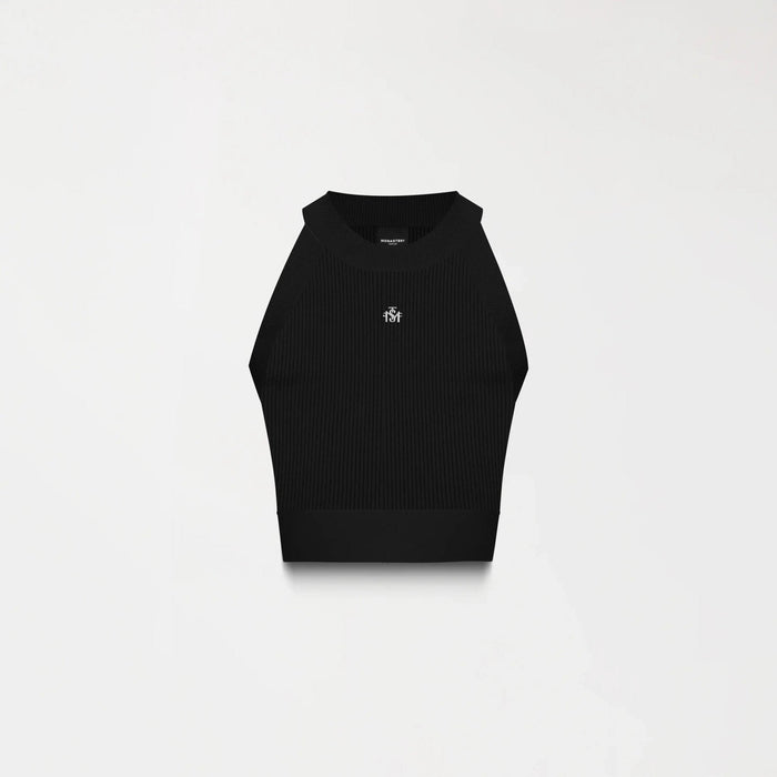 FAIRY KNITTED CROP TOP WOMEN BLACK - Monastery | Tienda Oficial Colombia