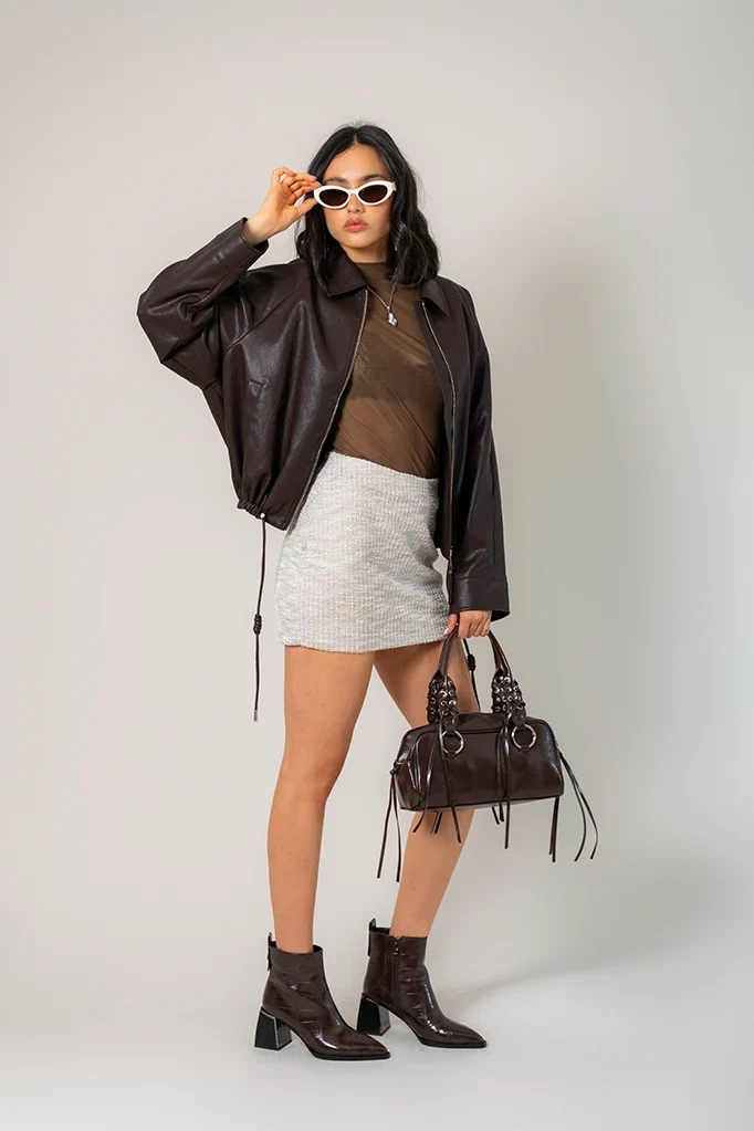 FALDA CORTA TWEED B-M 8719.
