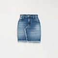 FLORA SKIRT WOMEN BLUE DENIM - Monastery | Tienda Oficial Colombia