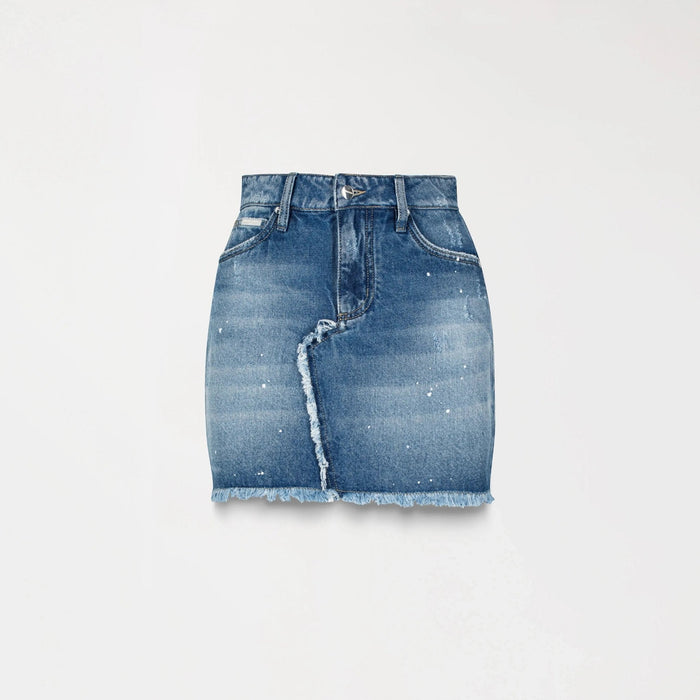 FLORA SKIRT WOMEN BLUE DENIM - Monastery | Tienda Oficial Colombia