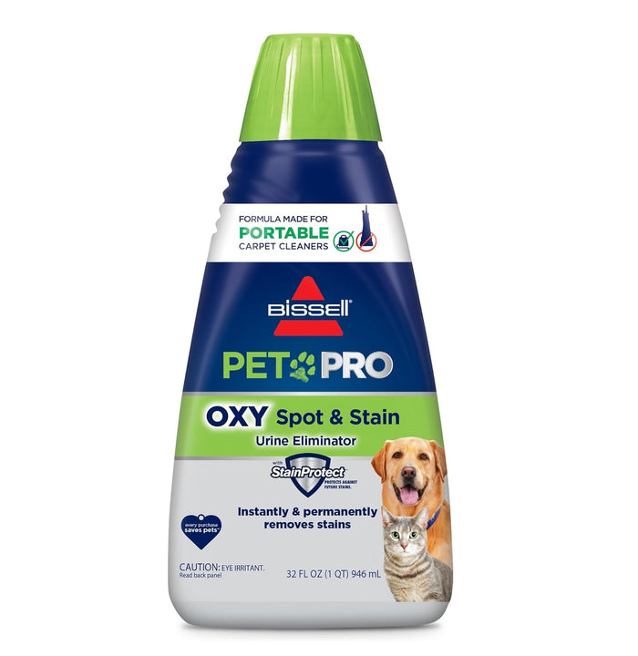 Fórmula Bissell PET PRO OXY 32 oz Para Manchas Difíciles