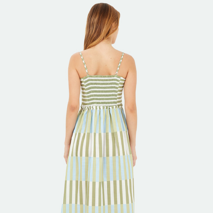 Green Halo Long Dress