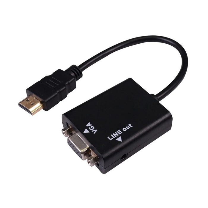 HDMI A VGA 3.5mm Con Salida De Audio