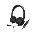 HEADPHONE KLIPX KLEARCOM ESTREOUSB BLACK