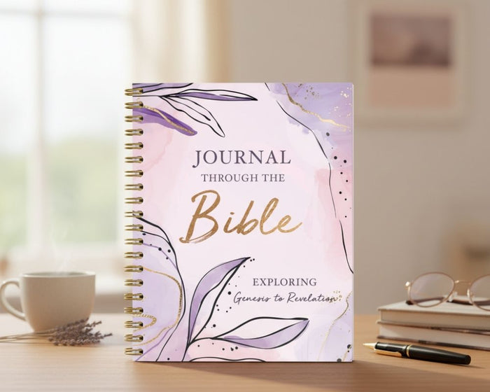 Journal Through the Bible, Spiral-Bound, with Tear-Out Memorization Cards: Explore Genesis to Revelation