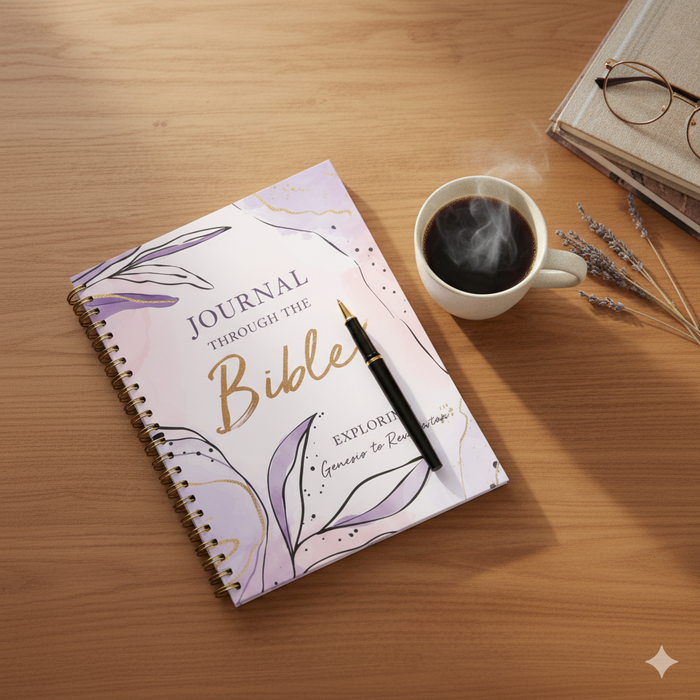 Journal Through the Bible, Spiral-Bound, with Tear-Out Memorization Cards: Explore Genesis to Revelation