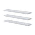 Juego Repisas 3/1 Prat-k 08830.040 1,5x10x40cm Recta Decorare Blanco