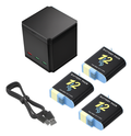 Kit Cargador 3 en 1 para GoPro (HERO 12 / 11 / 10 / 9)
