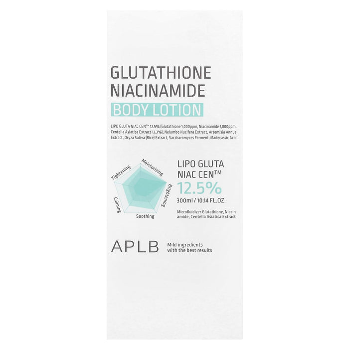 Loción Corporal Iluminadora APLB Glutathione Niacinamide Body Lotion 300ml