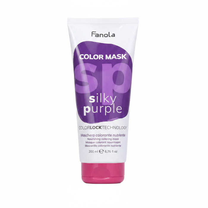 Fanola Color Mask Silky Purple centrado en fondo blanco