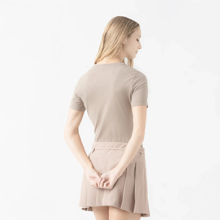 MELINA T - SHIRT WOMEN TAUPE GRAY - Monastery | Tienda Oficial Colombia