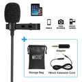 Micrófono Aux Celulares/Tabletas + Extensión 2m