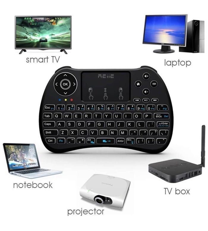 Mini Teclado LED Backlit H9+ USB