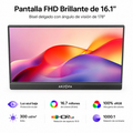 Monitor Portátil Arzopa 16.1" HDMI 1080P Con FHD Con Soporte Integrado