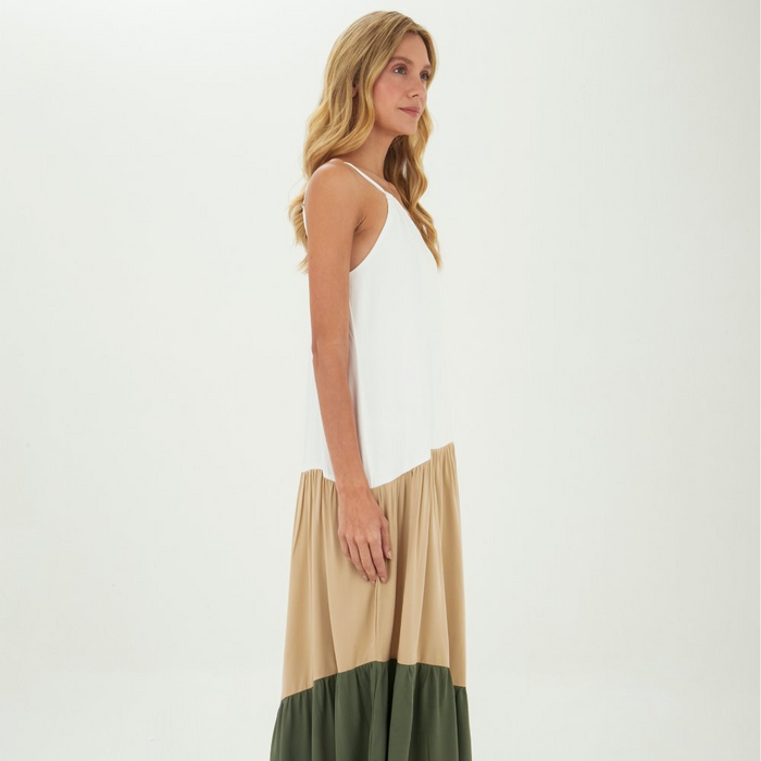 Multicolor Clara long dress