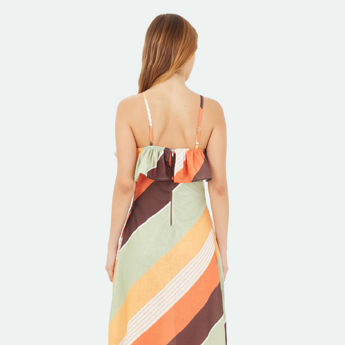 Multicolor Marbella Long Dress