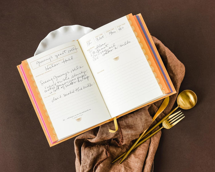 My Family Recipe Journal: With Prayers & Scriptures (A Blank Recipe Book with Space for 80 Recipes) – Create an Heirloom Family Cookbook to Pass Down to Future Generations