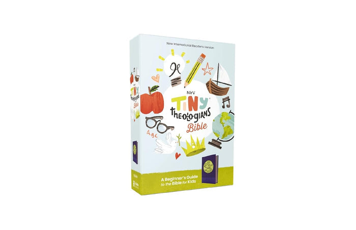NIrV, Tiny Theologians Bible, Leathersoft over Board, Comfort Print: A Beginner’s Guide to the Bible – for Kids