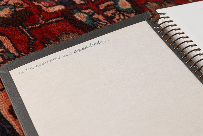 NIV, Spiral-bound Illustrating Bible, Leathersoft Spiral, Dark Gray: Draw, Write, and Reflect Your Way Through Scripture