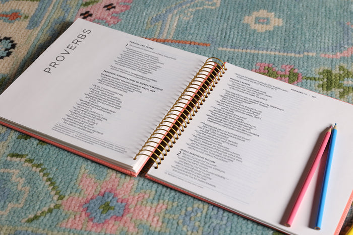 NIV, Spiral-bound Illustrating Bible: Psalms and Proverbs, Leathersoft Spiral, Coral: Draw, Write, and Reflect Your Way Through Scripture