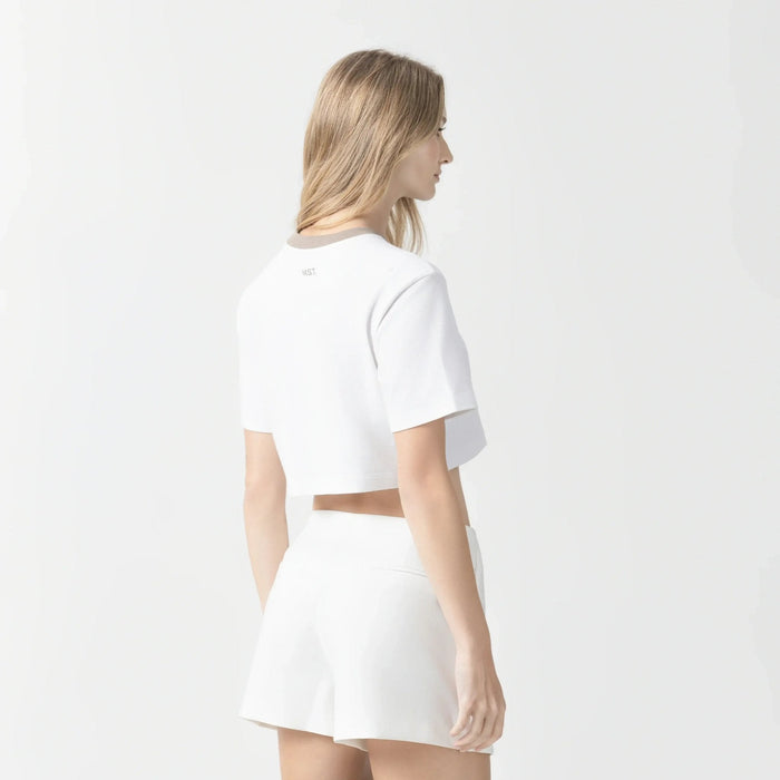 NOORA CROP TOP WOMEN WHITE - Monastery | Tienda Oficial Colombia