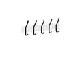 Perchero Prat-k 10550.025 Pared Blanco Doble 5 Ganchos