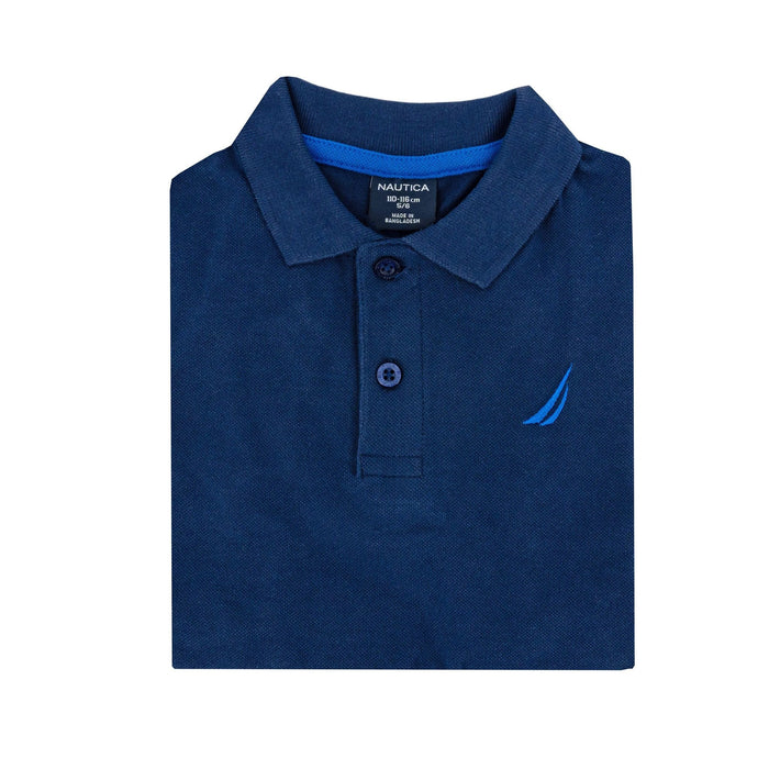 Poloshirt Nautica Mangas Cortas Liso P/ Niños by Nautica