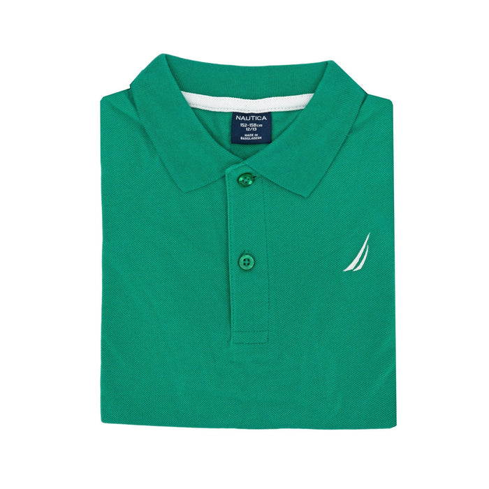 Poloshirt Nautica Mangas Cortas Liso P/ Niños by Nautica