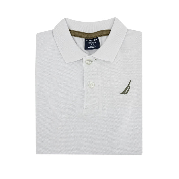 Poloshirt Nautica Mangas Cortas Liso P/ Niños by Nautica