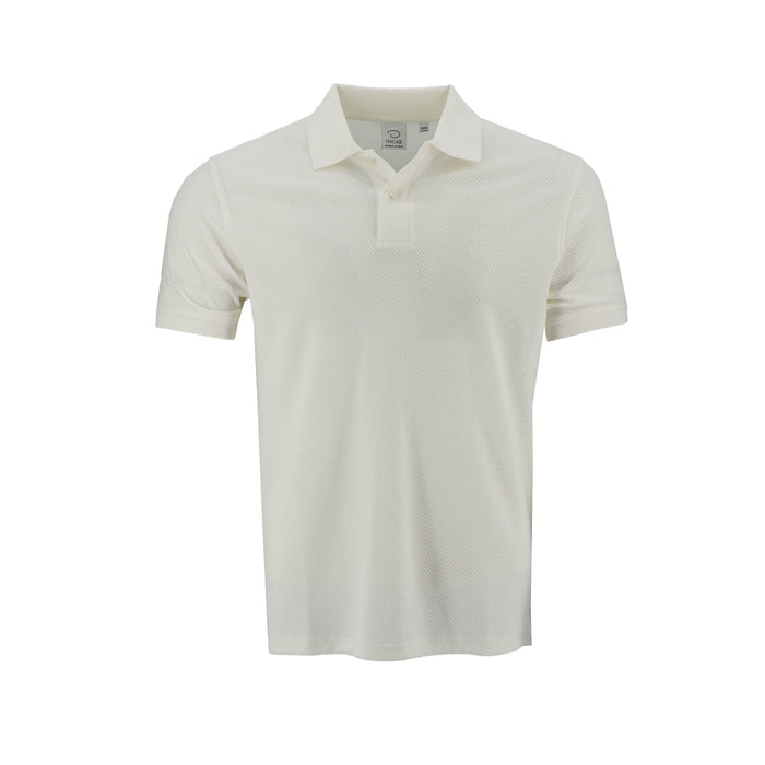 Poloshirt Oscar de La Renta Mangas Cortas Brocado para Caballeros