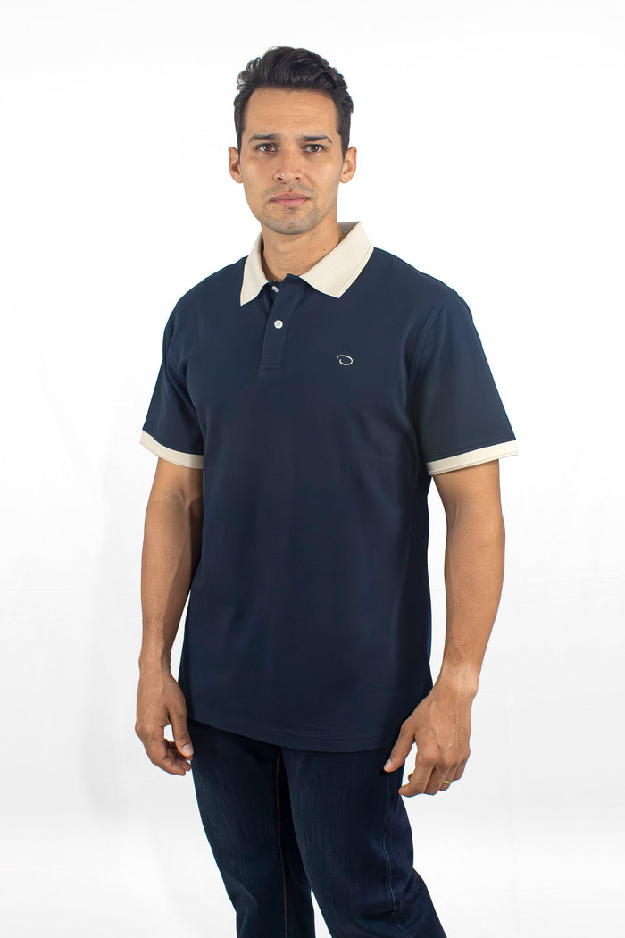 Poloshirt Oscar de La Renta Mangas Cortas Liso para Caballeros
