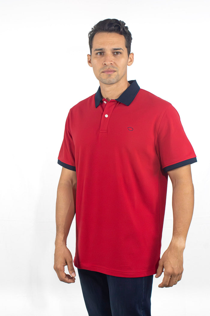 Poloshirt Oscar de La Renta Mangas Cortas Liso para Caballeros