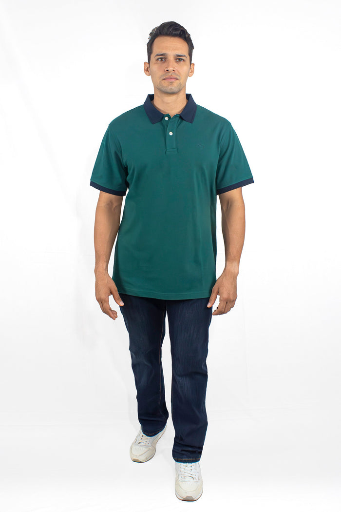 Poloshirt Oscar de La Renta Mangas Cortas Liso para Caballeros