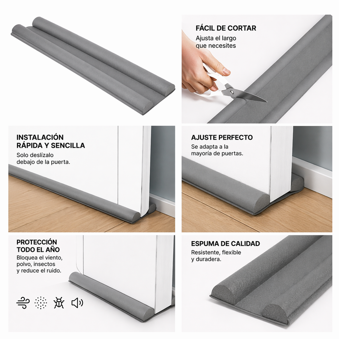 Protector De Puertas Aislante Práctico Y Eficiente