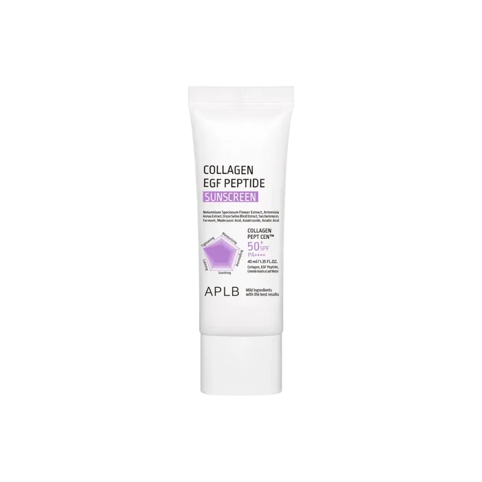 Protector Solar Antiedad Reafirmante APLB Collagen EGF Peptide Sunscreen SPF50+ 40ml
