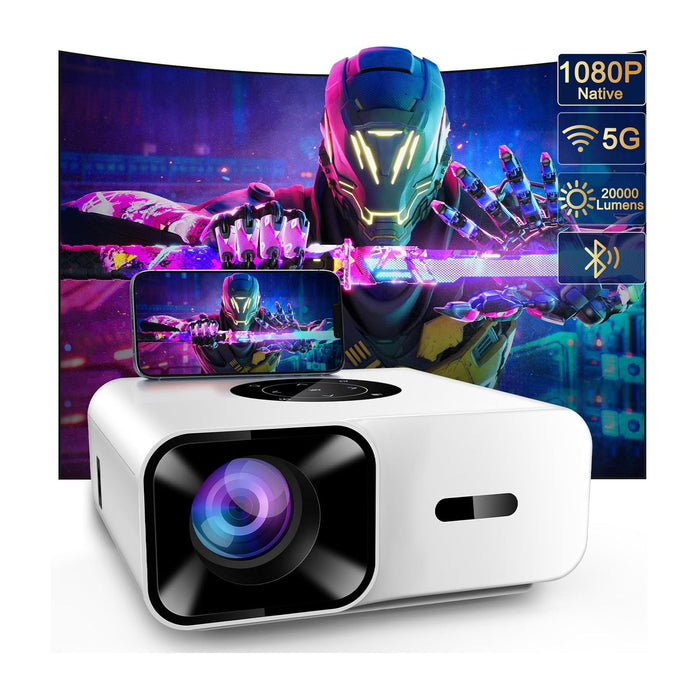 Proyector Portátil Bluetooth ZOAYBU Con Pantalla – Full HD 1080P
