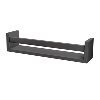 Repisa Prat-k 08786.045 45x10x10cm Pared Decorare Negro