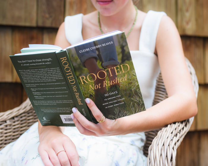 Rooted, Not Rushed: 90 Days to Ground You When You Feel Pulled in Every Direction (A 90-Day Devotional)