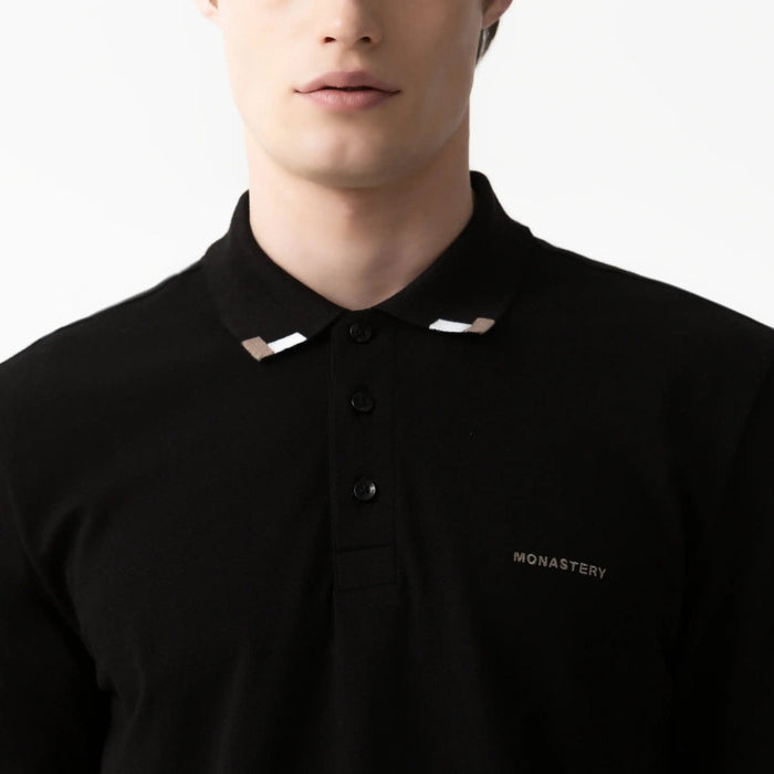 SARDEN POLO MEN BLACK - Monastery | Tienda Oficial Colombia