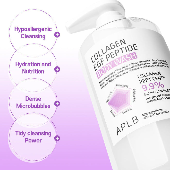 (SB) APLB COLLAGEN EGF PEPTIDE BODY WASH 300ML