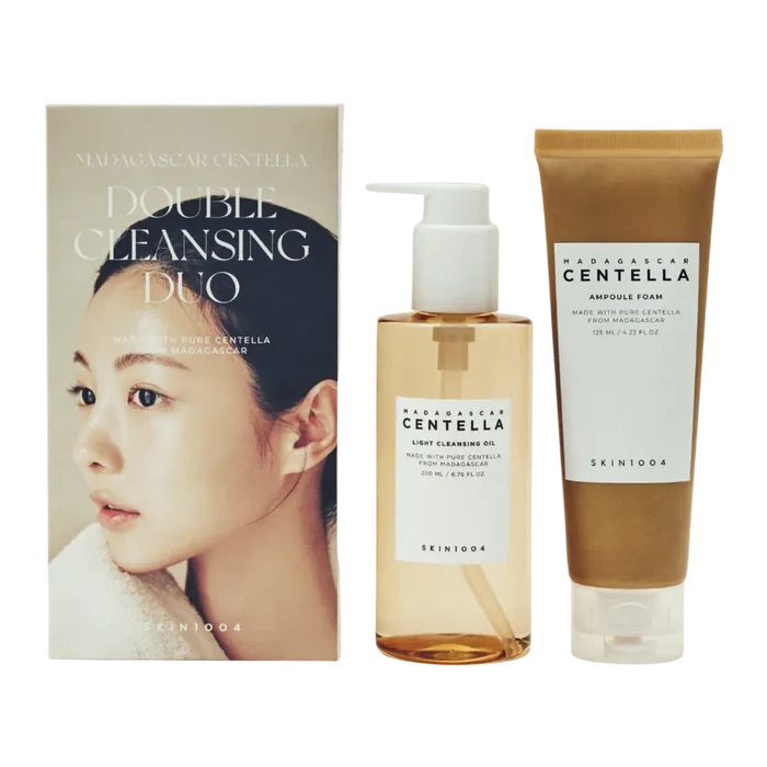 Set de Doble Limpieza Facial SKIN1004 Madagascar Centella Double Cleansing Duo Set (Aceite + Espuma)