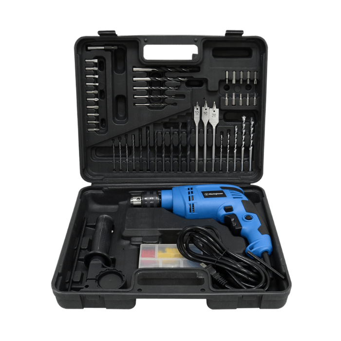 SET TALADRO 1/2" / 550W + ACCESORIOS 106 PCS