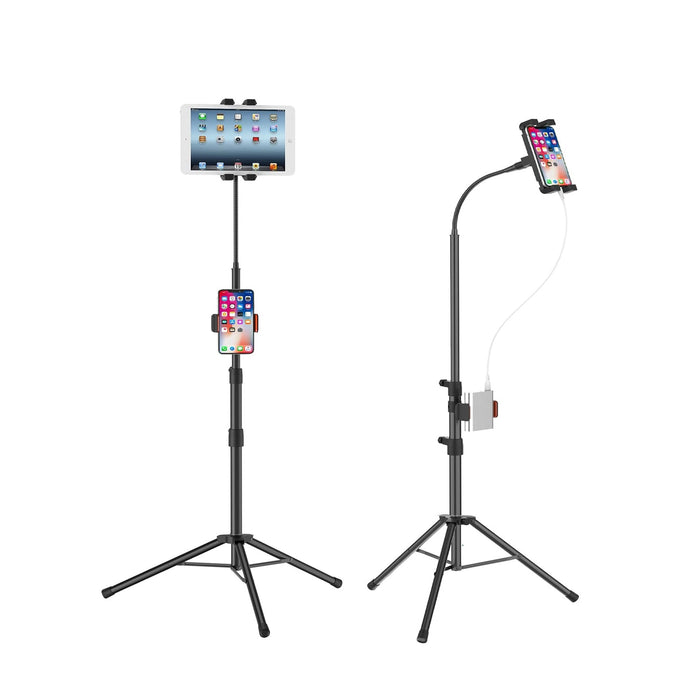 Stand Trípode p/ Tabletas Flexible Soporta Tablets De 9.5" a 14.5"