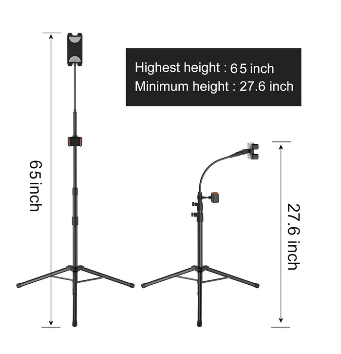 Stand Trípode p/ Tabletas Flexible Soporta Tablets De 9.5" a 14.5"