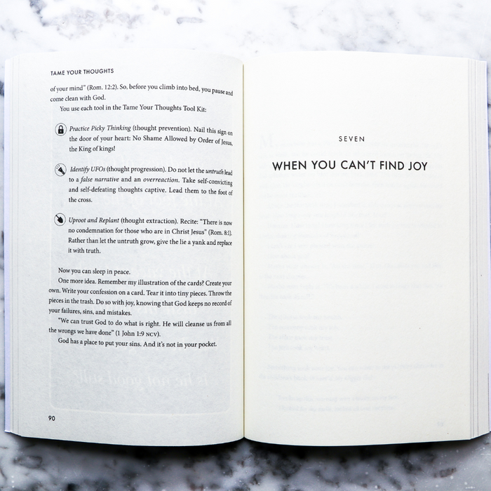 Tame Your Thoughts Bible Study Guide + Book + Devotional Premium Bundle
