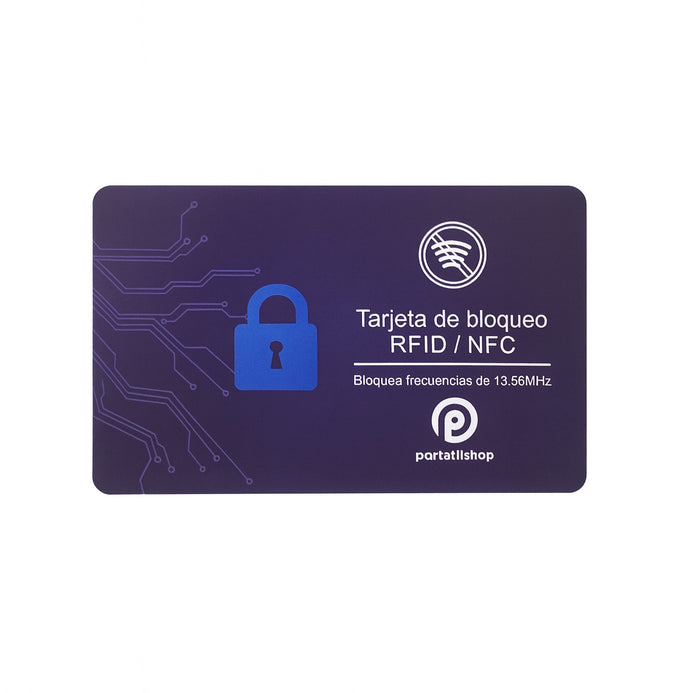 Tarjeta De Bloqueo RFID / NFC – Protección Segura de 13.56MHz