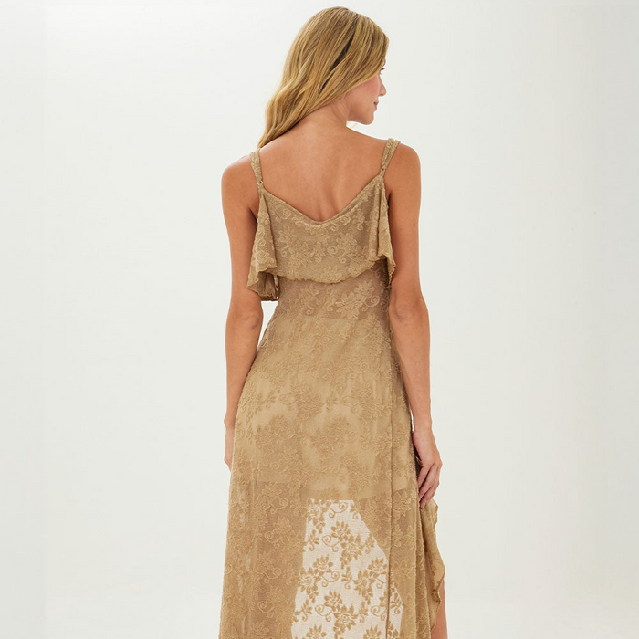 Taupe Dahlia Kimono