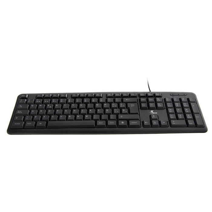 TECLADO XTECH SPA USB BLACK