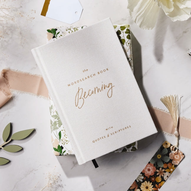 The Becoming Wordsearch Book: 72 Inspirational Search Puzzle Activities with Devotions, Scriptures, and Quotes to Embrace God's Purpose – Perfect Gift for Christian Women